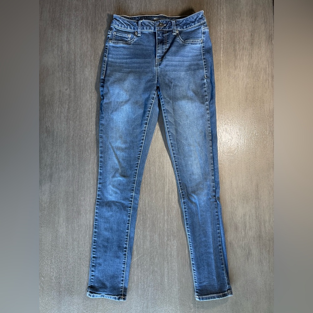 Maurice’s Dark Blue Denim Wash High Rise Skinny Jeans S 27